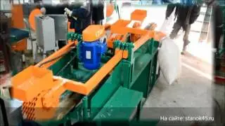 Горбыльно-обрезной станок Алтай ГП-500 (видео)