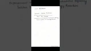 Steam Turbine - Applied Thermodynamics