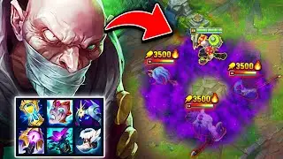 When AP Singed gets 6 items, you do NOT want to walk through his poison trail...
