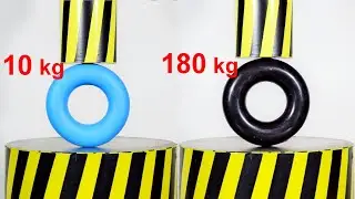 HYDRAULIC PRESS VS HAND GRIP STRENGTHRENER
