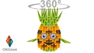 3D Origami - Pineapple 360°