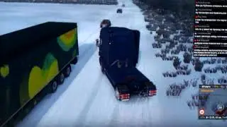 ETS 2 Карта Минск-Москва-Крым Зима