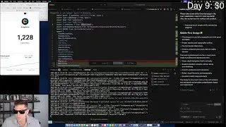 ​Day 9 – Vibe Coding an App Until I Make $1,000,000 | Night Edition