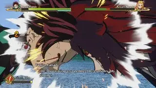 Tanjiro Vs Kokushibo Boss Battle