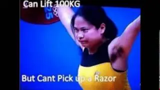 Hairy arms of pretty women