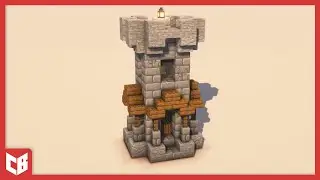How to Build a Small Medieval Tower in Minecraft 