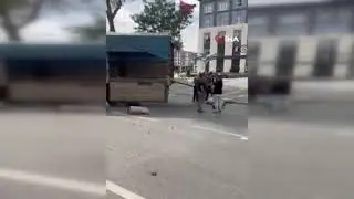 Afyonlu patates satıcısı ceza kesilince Kütahya'yı birbirine kattı