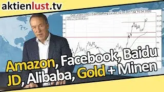 Amazon, Facebook, Baidu, JD, Alibaba, Barrick, Newmont, Gold: Ideas for the weekend