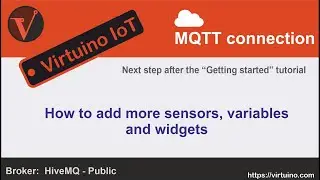 Virtuino IoT - How to add more topics, variables and widgets