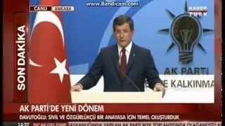 Başbakan Ahmet Davutoğlunun Myk sonrası veda konuşması 05.05.2016 2/4 HD