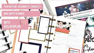 Plan with Me- Mini Happy Planner- December 27, 2021-January 2, 2022