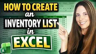 Create and Track a Basic Inventory List in Excel - Excel Inventory List Template