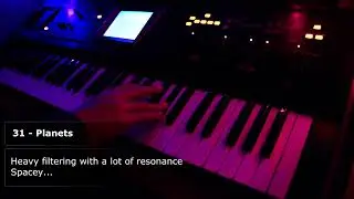 Roland V-Synth Presets Demo - SOUND DESIGN - FM synth VA synth