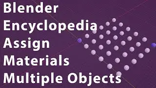 Blender Encyclopedia - Assign materials to multiple objects tutorial 
