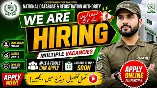 NADRA Jobs 2026 | Intermediate To Graduation Jobs | How To Apply Online | Complete Details