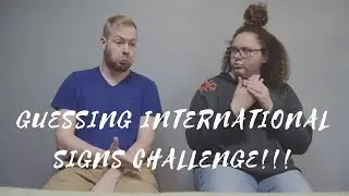 MY FIRST COLLAB || GUESSING INTERNATIONAL SIGN WORDS