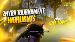 ZHYRX TOURNAMENT HIGHLIGHTS ⚡️ | NEW TEAM? 🤔 | #BGMI
