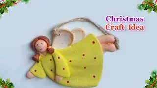 Angel Making idea with simple materials | DIY budget Friendly Christmas craft idea 5