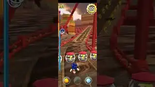 Sonic Runs on To The Racing Zone.