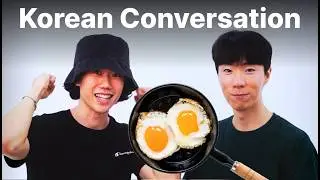 Korean Conversation - Cooking | Korean fluency (for Beginners)