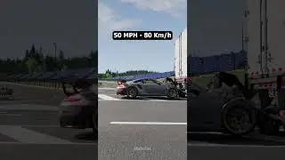 Porsche 911 Carrera Crash Test - BeamNG.drive