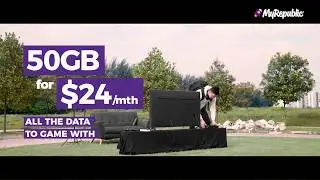 MyRepublic Mobile Power Plan - All the data you need for streaming, gaming and binge watching.