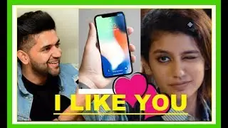 Guru Randhawa Likes priya varrier, priya varrier Likes I Phone X
