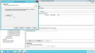 Back up, Import, Copy, and Restore GPOs