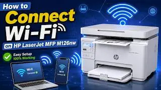 hp laserjet pro mfp m126nw wireless configuration by airtel wifi router