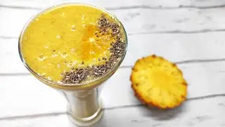 Pineapple Orange Smoothie for Weight Loss | How to Make Orange & Pineapple Smoothie for Weight Loss
