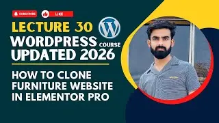 How to Clone a Furniture Website in Elementor | Step-by-Step Guide #websitedesign 
