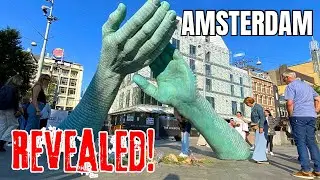 🇳🇱 LEIDSEPLEIN, AMSTERDAM NEW MONUMENT REVEALED! | LATEST HOTSPOT IN THE CITY | SUMMER WALK 2024