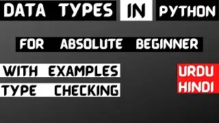 Data types in python HINDI. Variable data types in python for absolute beginner with examples.