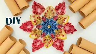 amazing ! look what I did with toilet paper rolls ♻️| Home Decor