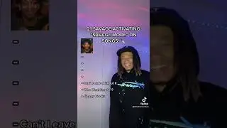 21 Savage activating savage mode!
