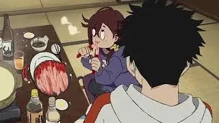 1 HOUR of Momo Eating Crabsticks [DanDaDan]