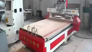 3 Heads CNC Router Engraving machine for WOOD/PLYWOOD/WPC/CHIPBOARD door & furniture