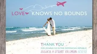 Creative Photo Wedding Thank You Cards