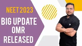 NTA Latest Update For NEET 2023 || OMR Sheet Released