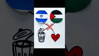 We stand with Palestine🇵🇸❤ #shorts #free #youtubeshorts #palestine #israel #art