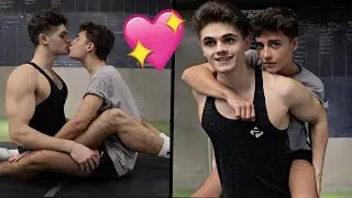 CUTEST GAY COUPLE WORKOUT ROUTINE (LGBT boys)