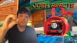 Josh Reacts Awesome Day at Dutch Wonderland and Trackmaster spin and fix Thomas review (Reupload)