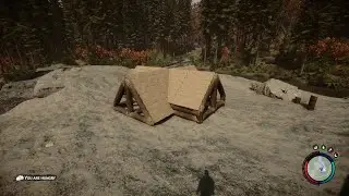 Sons Of The Forest: How to build a sloped roof around a corner!