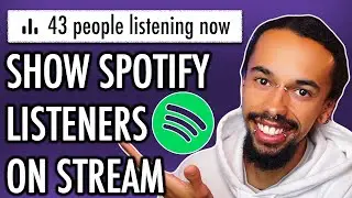 How To Show Current SPOTIFY LISTENERS On Your Live Stream | 2021 Tutorial