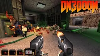 DN3DooM [Duke Nukem3D in Doom] | Honte Remastered Experimental - MAP10: Refueling Base | 4K/60