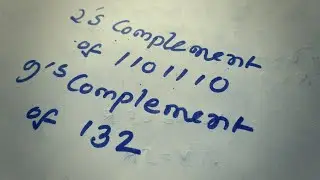 1's, 2's, 9's and 10's COMPLEMENT | ARUN PAUL.