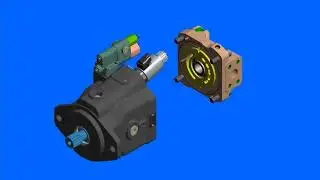 Mobile Open Circuit Medium Pressure Axial Piston Pump Parker P1M