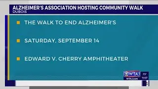Walk to End Alzheimer's to take place in DuBois 