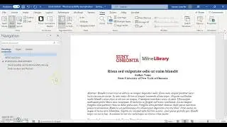 How to apply accessible Heading Styles in MS Word