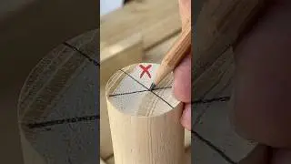 Great tips to determine the center of a circle #short